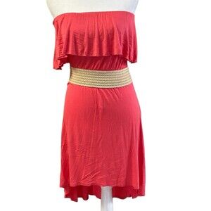 Ocean‎ Drive Clothing Co Strapless Hi-Low Dress Sz S